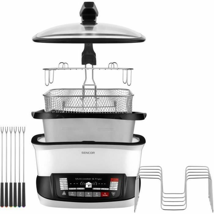 Freidora de Aire Sencor SFR 9400WH Blanco 1800 W 4,8 L 1 Freidora de Aire Sencor SFR 9400WH Blanco 1800 W 4,8 L 1