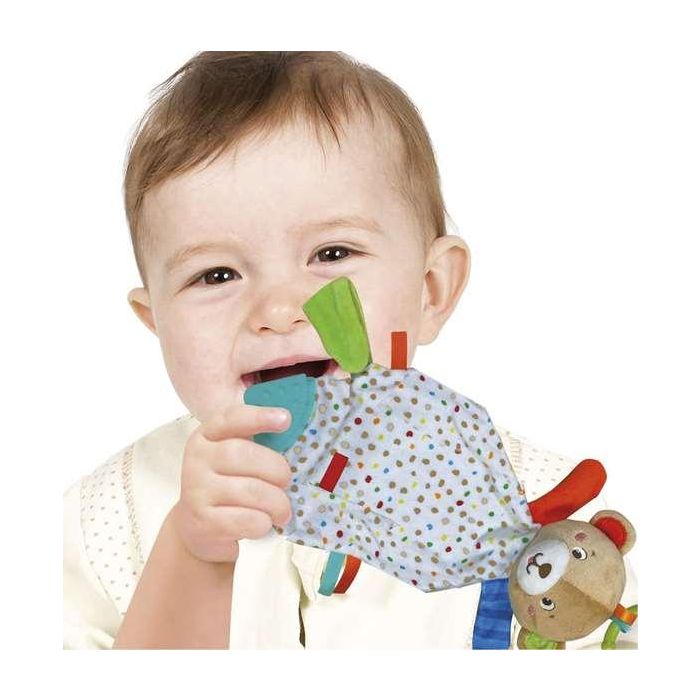 Clementoni Mantita Doudou Dulce Osito Portachupete 18x25x6cm 3