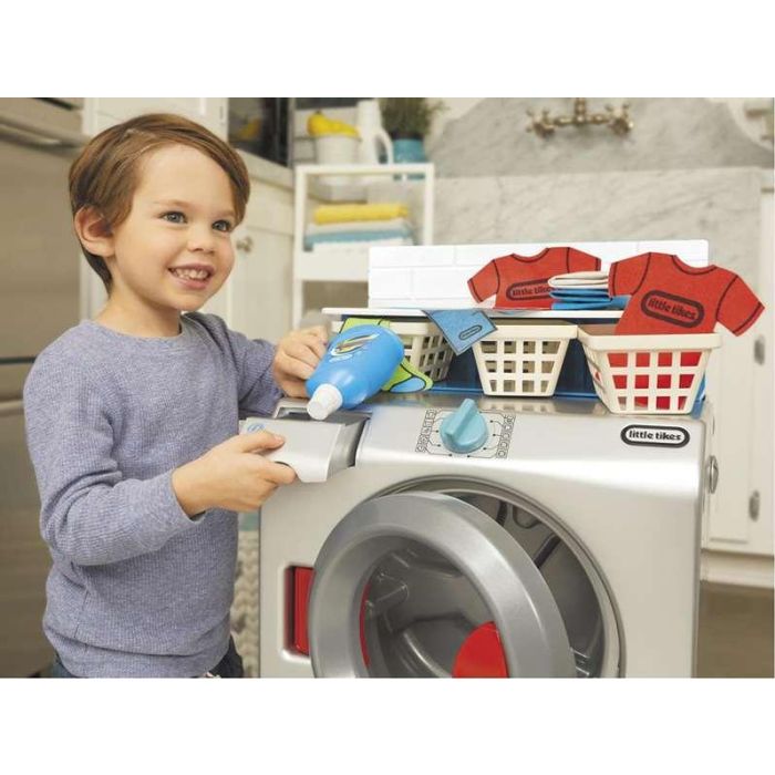 Little Tikes 175084 Mi Primera Lavadora y Secadora Juguete Interactivo con Sonidos y Tambor Giratorio para Niños +2 Años 5 Little Tikes 175084 Mi Primera Lavadora y Secadora Juguete Interactivo con Sonidos y Tambor Giratorio para Niños +2 Años 5