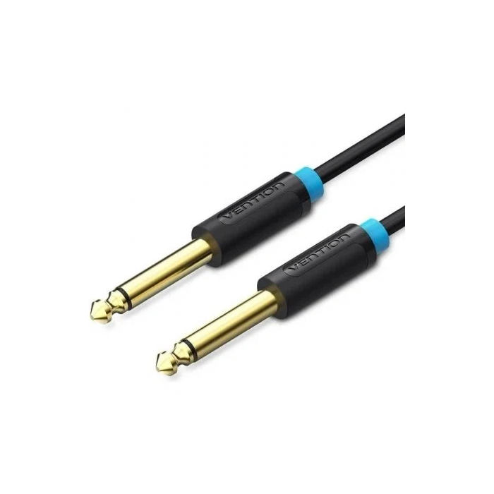 Vention BAABL Cable de Audio Jack 6.5 Macho - Jack 6.5 Macho Negro 10m