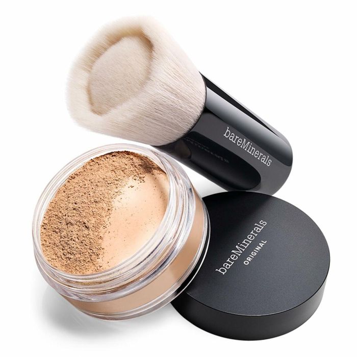 Bare Minerals Beautiful Finish Foundation Brush - Brocha de maquillaje para base en polvo 1 Bare Minerals Beautiful Finish Foundation Brush - Brocha de maquillaje para base en polvo 1