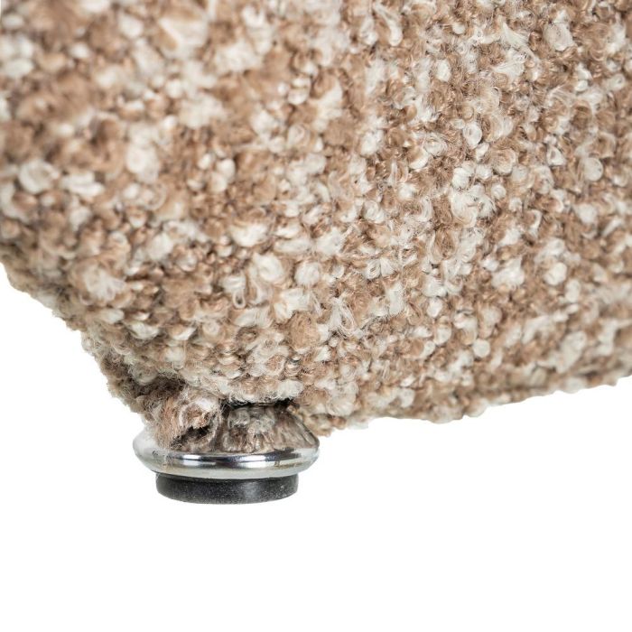 Silla Beige Tejido Salón 59 X 63 X 81 cm