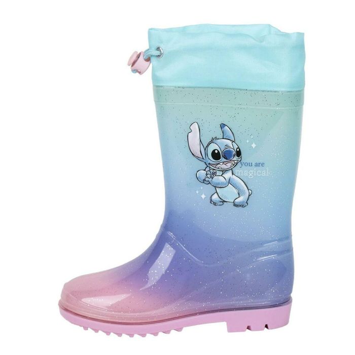 Botas de Agua Infantiles Stitch Azul claro 3 Botas de Agua Infantiles Stitch Azul claro 3