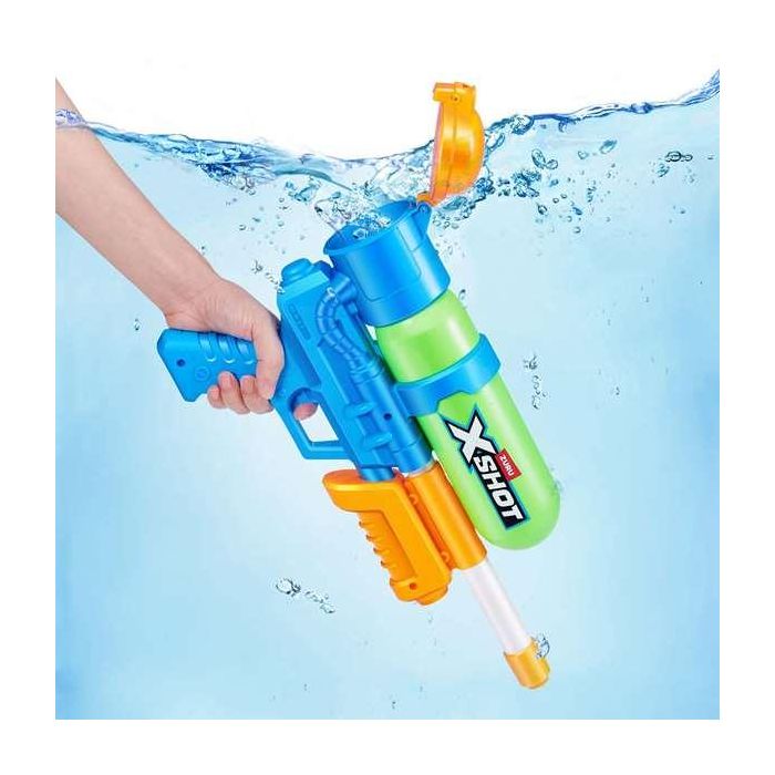 Pistola de agua x-shot retro 80's super splash, carga rápida 22x40x7,6cm - modelos surtidos 3 Pistola de agua x-shot retro 80's super splash, carga rápida 22x40x7,6cm - modelos surtidos 3