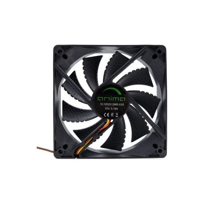 Tacens Anima AF12 Ventilador de Carcasa para PC 120mm Ultra Silencioso 14dB. Eficiente, Larga Vida Útil (50.000h) con Rodamiento FLUXUS. 1 Tacens Anima AF12 Ventilador de Carcasa para PC 120mm Ultra Silencioso 14dB. Eficiente, Larga Vida Útil (50.000h) con Rodamiento FLUXUS. 1