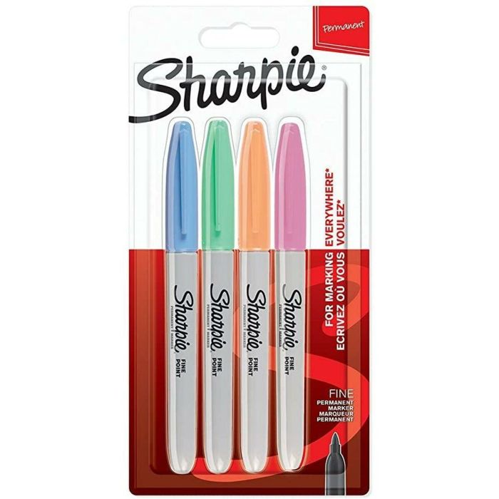 Set de Rotuladores Sharpie 4 Piezas Multicolor (3 Unidades) 1 Set de Rotuladores Sharpie 4 Piezas Multicolor (3 Unidades) 1