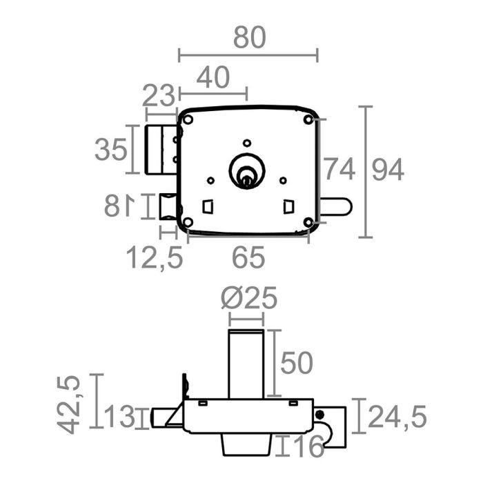 Cerradura Micel Derecha 2 Cerradura Micel Derecha 2