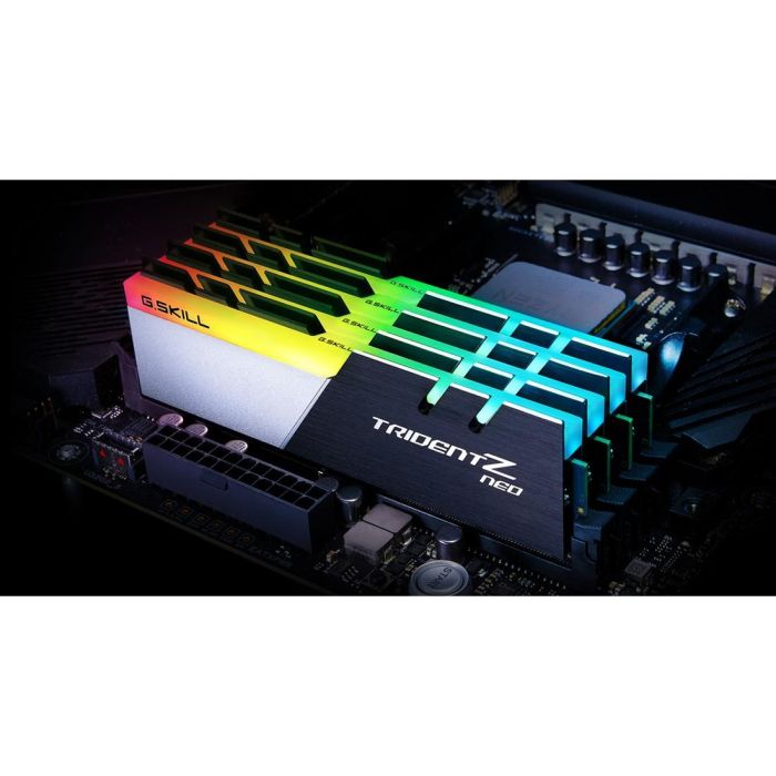G.Skill F4-3600C16D-32GTZNC RAM 32 GB (2x16GB) DDR4 3600 MHz Trident Z Neo para PC/Servidor Aluminio Negro 1 G.Skill F4-3600C16D-32GTZNC RAM 32 GB (2x16GB) DDR4 3600 MHz Trident Z Neo para PC/Servidor Aluminio Negro 1