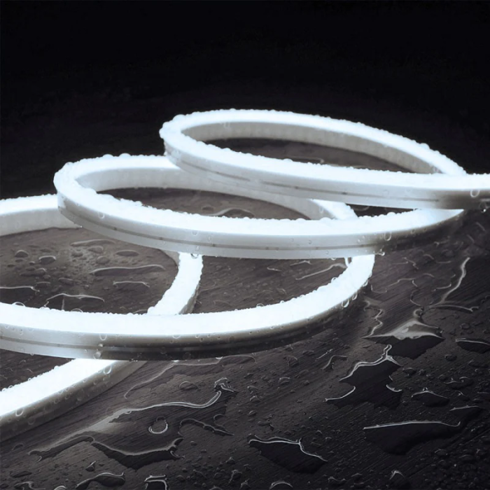 Tira Flexible LED 10W/M 220VAC 120LEDs/M SMD2835 IP65 3000K 50 Metros 5