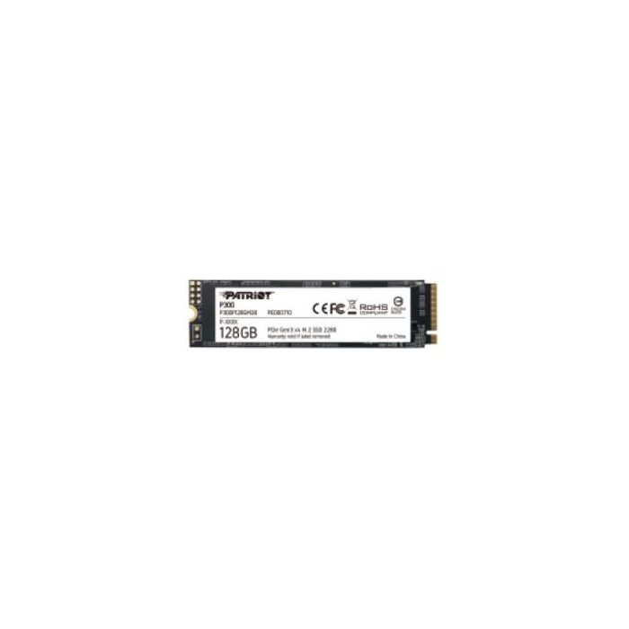 Patriot M.2 P300 SSD 128 GB PCIe 3.0 x4 NVMe 1.3, hasta 1600 MB/s lectura, 600 MB/s escritura, 2280