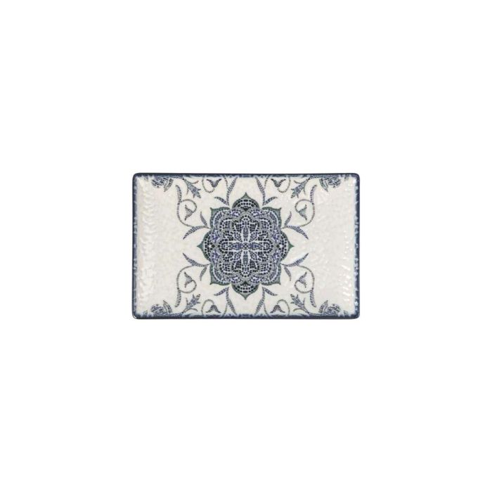 Fuente de Cocina La Mediterránea Rosetta Rectangular 20 x 13 x 2 cm (24 Unidades) 2 Fuente de Cocina La Mediterránea Rosetta Rectangular 20 x 13 x 2 cm (24 Unidades) 2