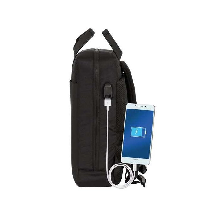 Mochila para Portátil Safta Business 13,3'' Negro (29 x 39 x 11 cm)