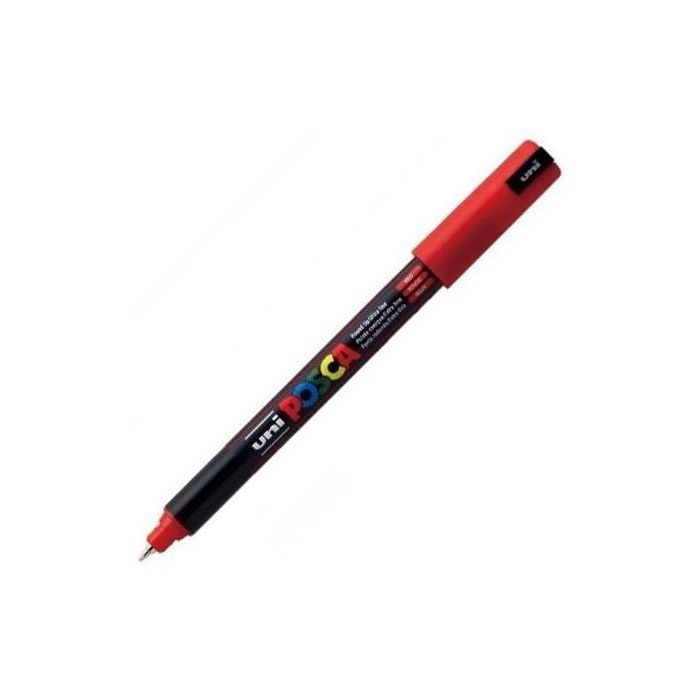 Posca Marcador Pc-1Mr No Permanente Punta Extrafina 0.7 mm Rojo Metalico Posca Marcador Pc-1Mr No Permanente Punta Extrafina 0.7 mm Rojo Metalico