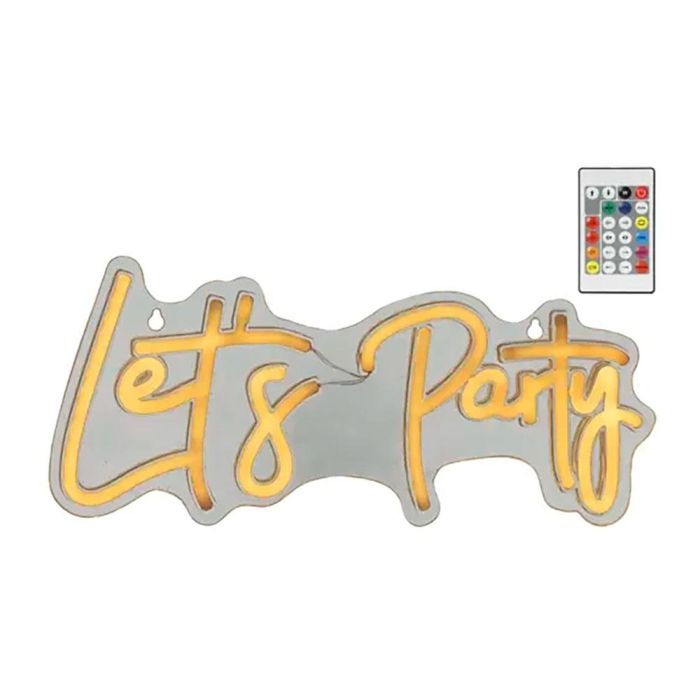 Luz led neón decorativa let´s party 3
