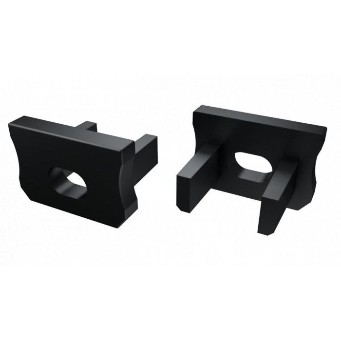 Tapón Final para Perfil Tipo X de Plástico Blanco con Agujero 3 Tapón Final para Perfil Tipo X de Plástico Blanco con Agujero 3