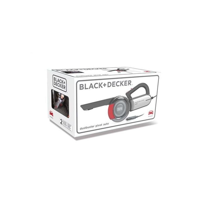 Black+Decker PV-1200-AV Recogetodo Ciclónico para Automóvil, Aspirador de Mano 12V con Cabezal Pivotante y 5m de Cable 2 Black+Decker PV-1200-AV Recogetodo Ciclónico para Automóvil, Aspirador de Mano 12V con Cabezal Pivotante y 5m de Cable 2