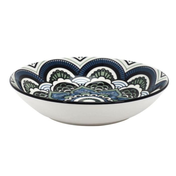 Home Deco Factory Plato Hondo Mandala Azul Diámetro 20 cm Mirage 2 Home Deco Factory Plato Hondo Mandala Azul Diámetro 20 cm Mirage 2