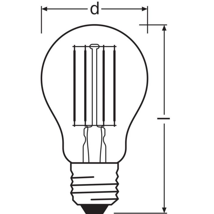 [LVE-4058075759107] Ledvance/Osram Bombilla LED "Classic" E27 7,5W 1055Lm 4000K 300º IP20 Regulable 2