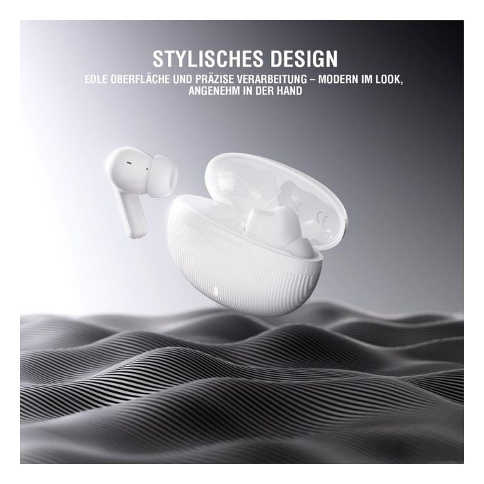 4smarts SkyBuds Pro ANC Auriculares True Wireless con Cancelación de Ruido Activa, Bluetooth 5.4, Negro 4