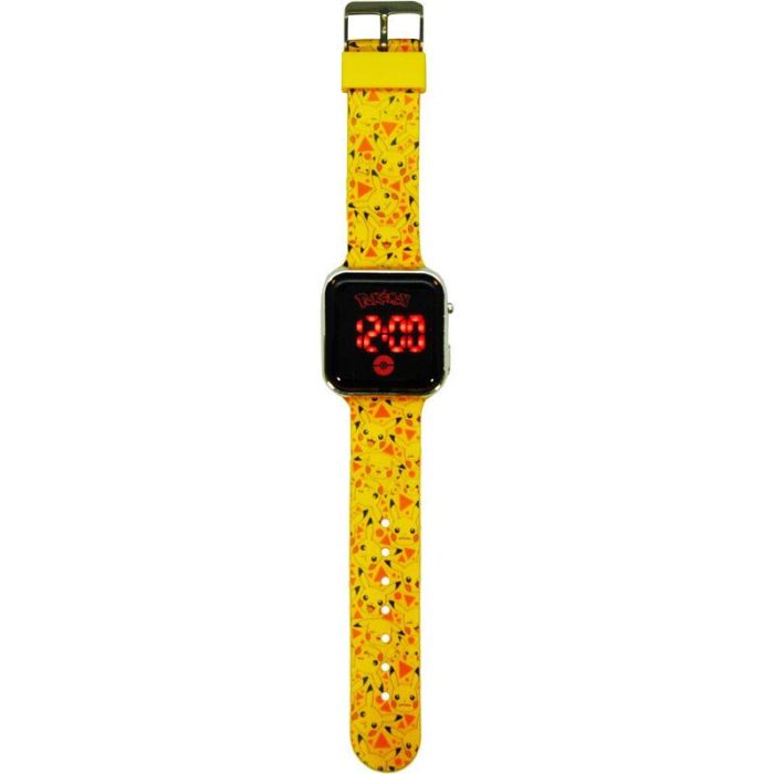 Kids Licensing Pok4320 Reloj LED Pokémon Pikachu para niños, con funciones de hora, fecha completa y 12 horas. A pilas. Ideal para +4 años. 1 Kids Licensing Pok4320 Reloj LED Pokémon Pikachu para niños, con funciones de hora, fecha completa y 12 horas. A pilas. Ideal para +4 años. 1