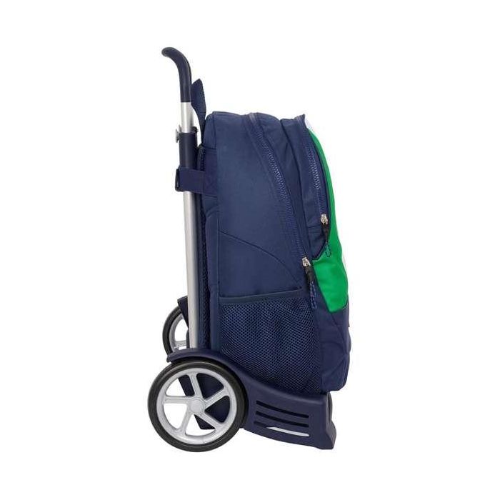 Mochila Escolar con Ruedas Benetton Flag Azul marino 32 x 44 x 16 cm 2 Mochila Escolar con Ruedas Benetton Flag Azul marino 32 x 44 x 16 cm 2