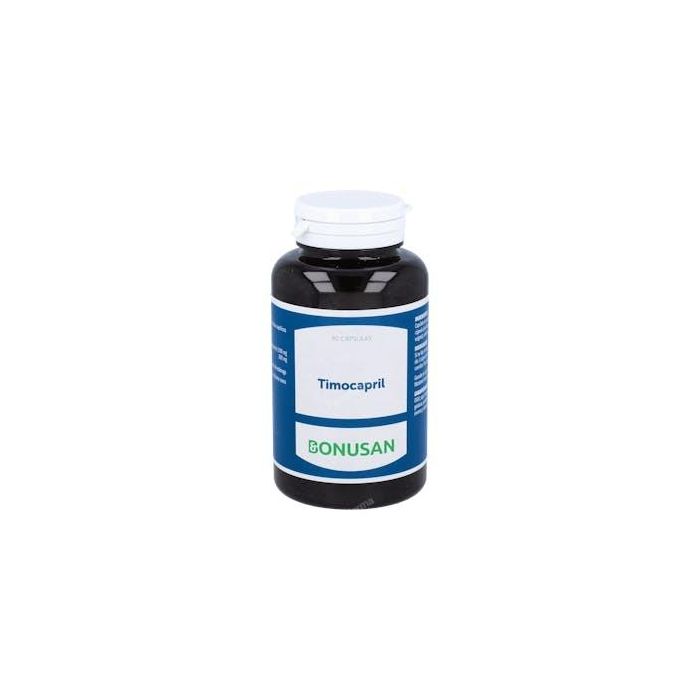 BONUSAN Timocapril 60 Cápsulas – Tomillo para Vías Respiratorias y Digestión Normal – Apto Veganos y Niños