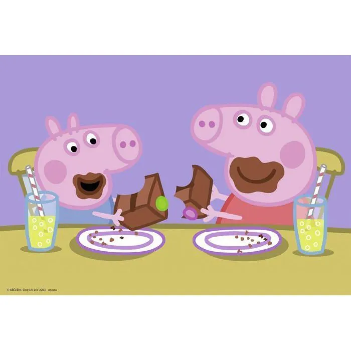 Ravensburger Puzzle Vida Familiar Peppa Pig 2x24 piezas para niños 2 Ravensburger Puzzle Vida Familiar Peppa Pig 2x24 piezas para niños 2