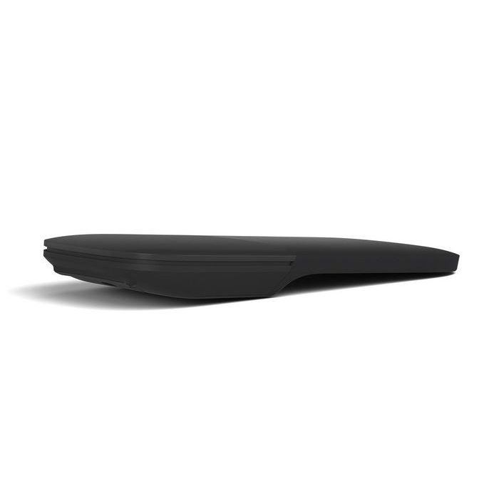Microsoft Arc Mouse Inalámbrico Plegable Bluetooth BlueTrack Negro para PC Windows 10 con Desplazamiento Horizontal y Vertical, Pilas AAA 2