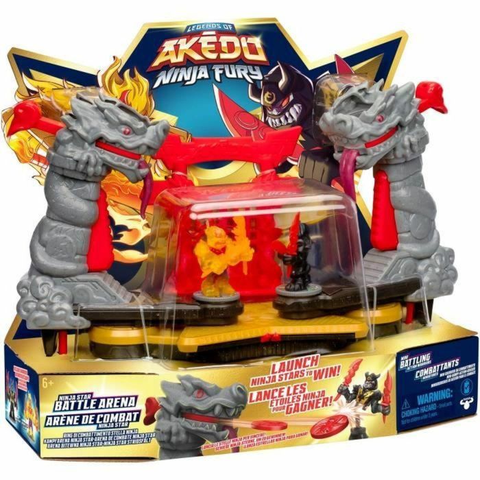 Moose Toys MOO0630996153307 Akedo Ninja Fury Combat Arena - Juego de Lucha con Figuras de Acción, Mandos y Efectos de Sonido 2 Moose Toys MOO0630996153307 Akedo Ninja Fury Combat Arena - Juego de Lucha con Figuras de Acción, Mandos y Efectos de Sonido 2