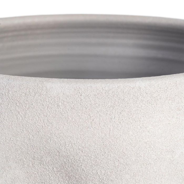 Macetero Blanco Cerámica Decoración 35 X 35 X 34 cm