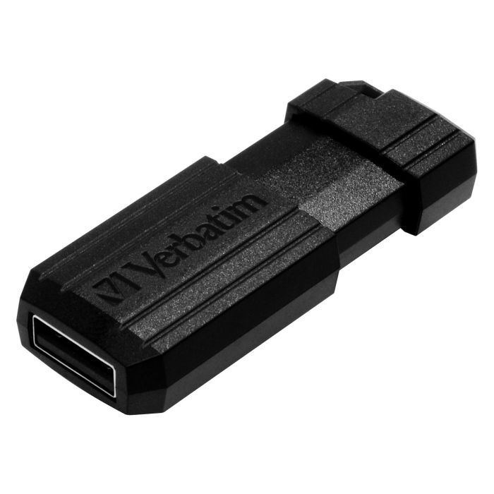Verbatim Pendrive Store'N'Go Pinstripe 32GB USB 2.0 Negro Retráctil Hi-Speed