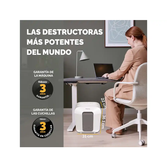 Fix Destructora LX25 Capacidad 6 Hojas Seguridad P4 Partículas Destruye Grapas Clips Tarjetas 7