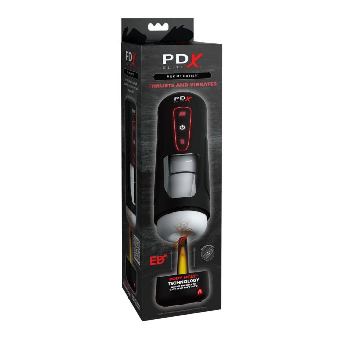 Masturbador Masculino Pipedream PDX ELITE MILK ME HOTTER Negro 2 Masturbador Masculino Pipedream PDX ELITE MILK ME HOTTER Negro 2