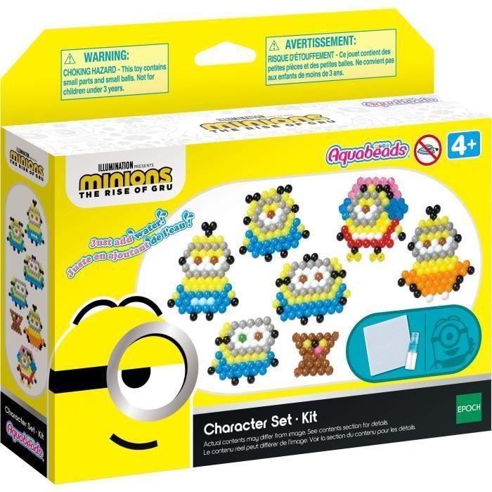 El kit Minions 2: Once Upon A Time Gru - Aquabeads - 31605 - Pearls pegadas con agua 5 El kit Minions 2: Once Upon A Time Gru - Aquabeads - 31605 - Pearls pegadas con agua 5