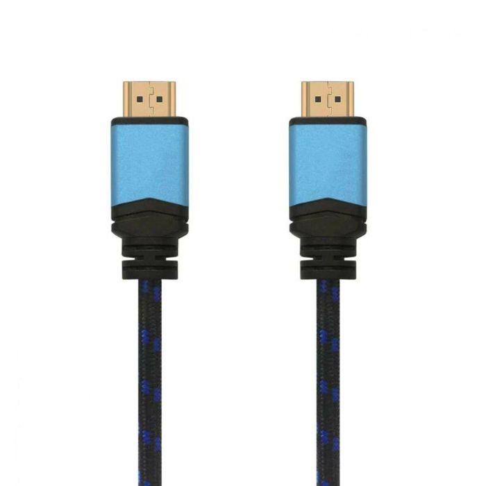 Cable HDMI Aisens 5 m Negro/Azul 4K Ultra HD 1