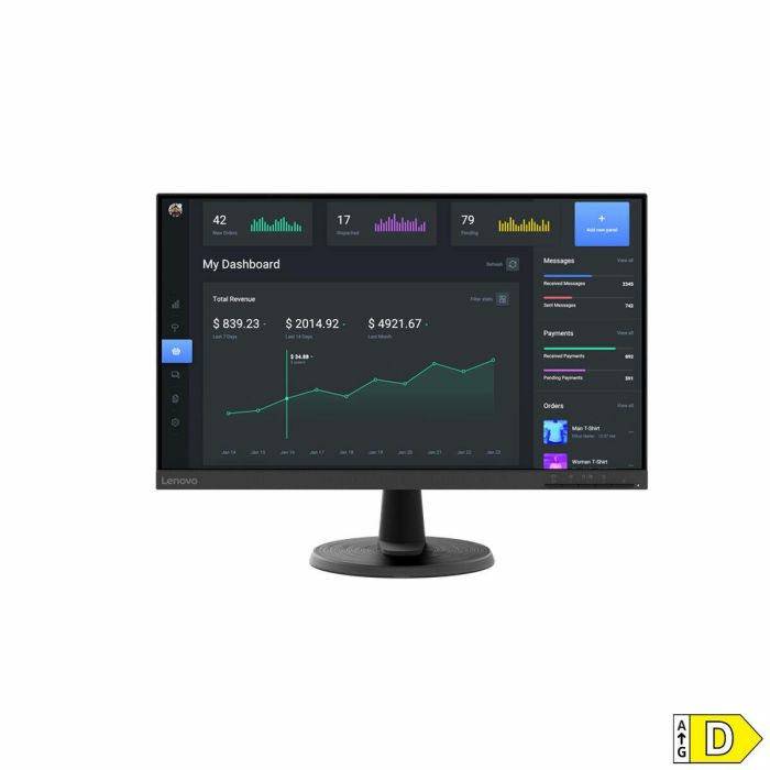 Monitor Lenovo D24-40 Full HD 23,8" Full HD 75 Hz 1