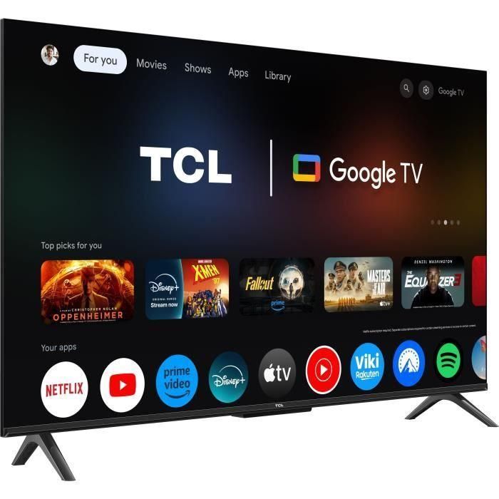 TCL 43P6K Televisor 43" Smart TV Google TV 4K Ultra HD HDR10 Dolby Audio HDMI 2.1 para Gaming 1