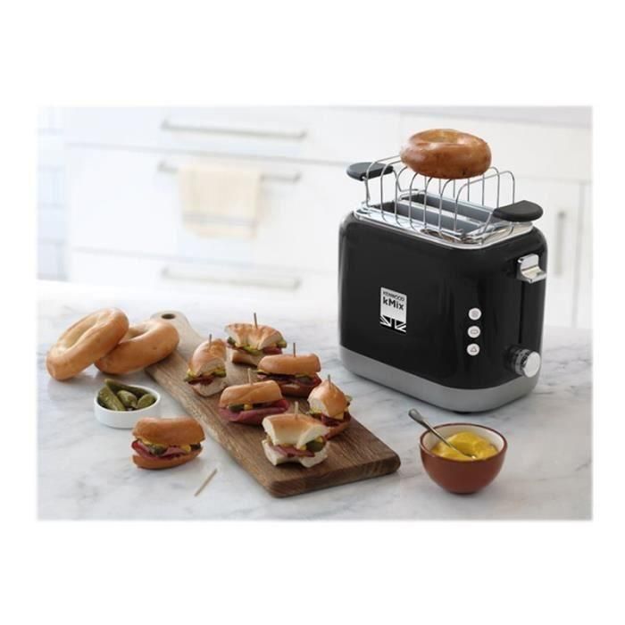 KENWOOD TCX751BK kMix Toaster - 2 ranuras - 900 W - Negro 2 KENWOOD TCX751BK kMix Toaster - 2 ranuras - 900 W - Negro 2