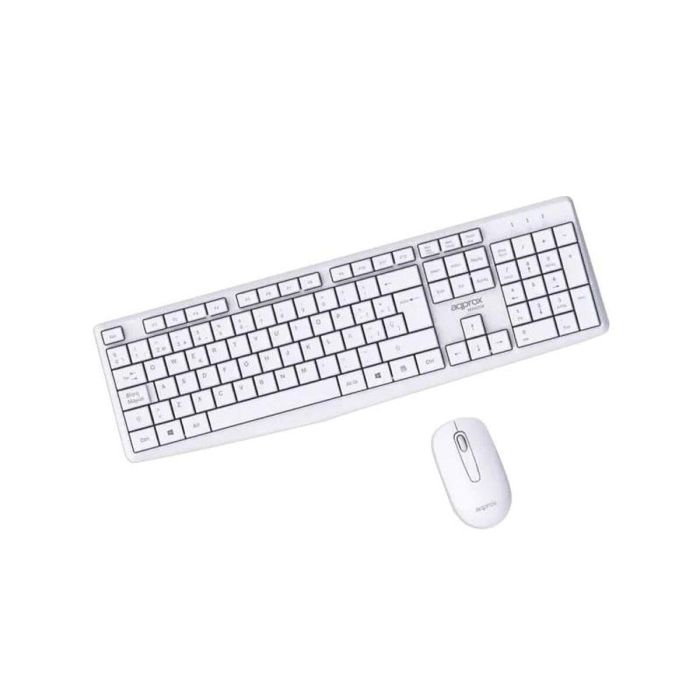 Teclado y Ratón approx! X420W 1000DPI Blanco Español Qwerty Español 3 Teclado y Ratón approx! X420W 1000DPI Blanco Español Qwerty Español 3