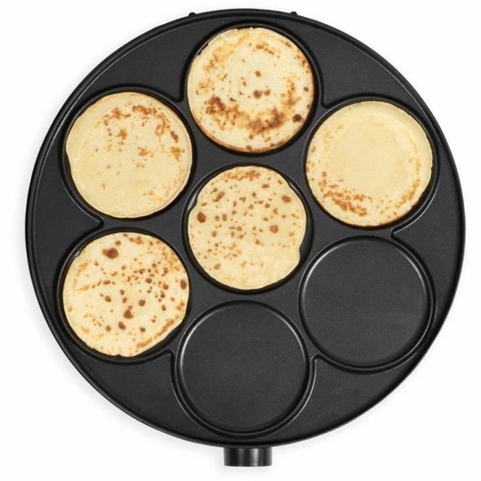 Livoo DOP247 Crepera Reversible 1500W - Placa Grande Ø33cm o 7 Mini Crêpes Ø10cm - Antiadherente y Termostato Regulable 4 Livoo DOP247 Crepera Reversible 1500W - Placa Grande Ø33cm o 7 Mini Crêpes Ø10cm - Antiadherente y Termostato Regulable 4