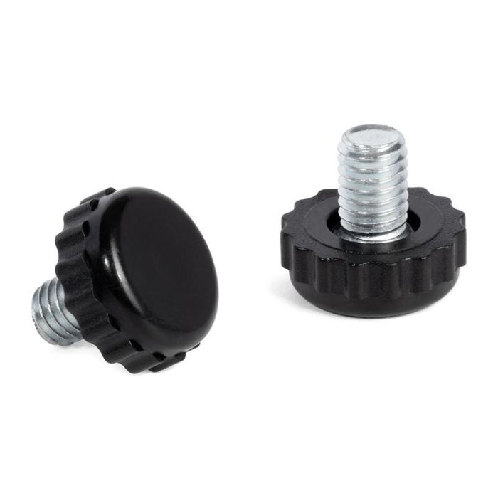 Herrajes Alk Tico D16 M6X8 Pie Nivelador Negro