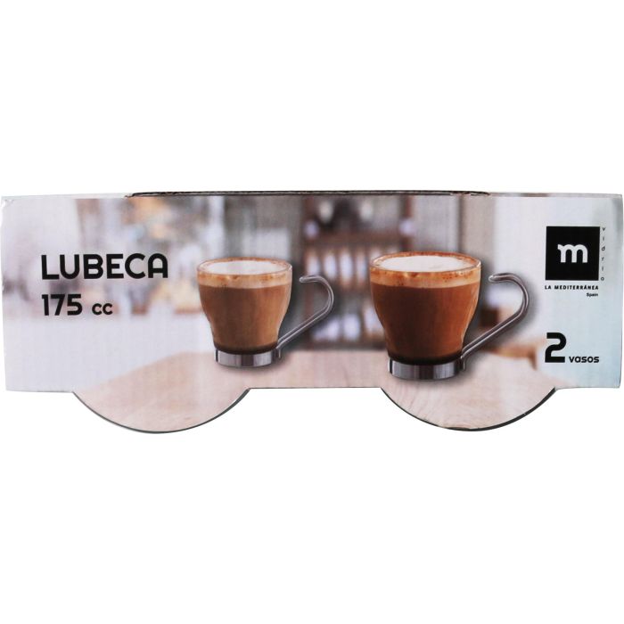 Set 2 Vasos de Té Lubeca 175 cc - Inde (36 Cajas) 3 Set 2 Vasos de Té Lubeca 175 cc - Inde (36 Cajas) 3