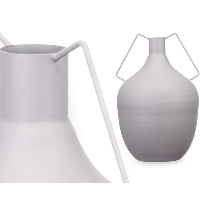 Jarron Acero Botella Gris Pastel Grd Giftdecor 24X40CM (4 Unidades) 2 Jarron Acero Botella Gris Pastel Grd Giftdecor 24X40CM (4 Unidades) 2