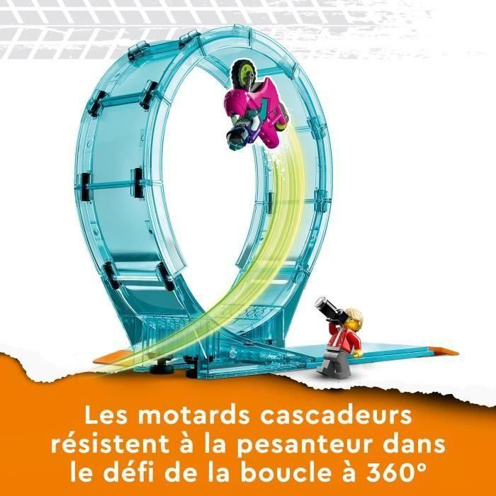 LEGO 60361 City Stuntz - El Desafío Final para Ciclistas de Cascadon, Juguete de Motocicleta para 1 o 2 Jugadores 3