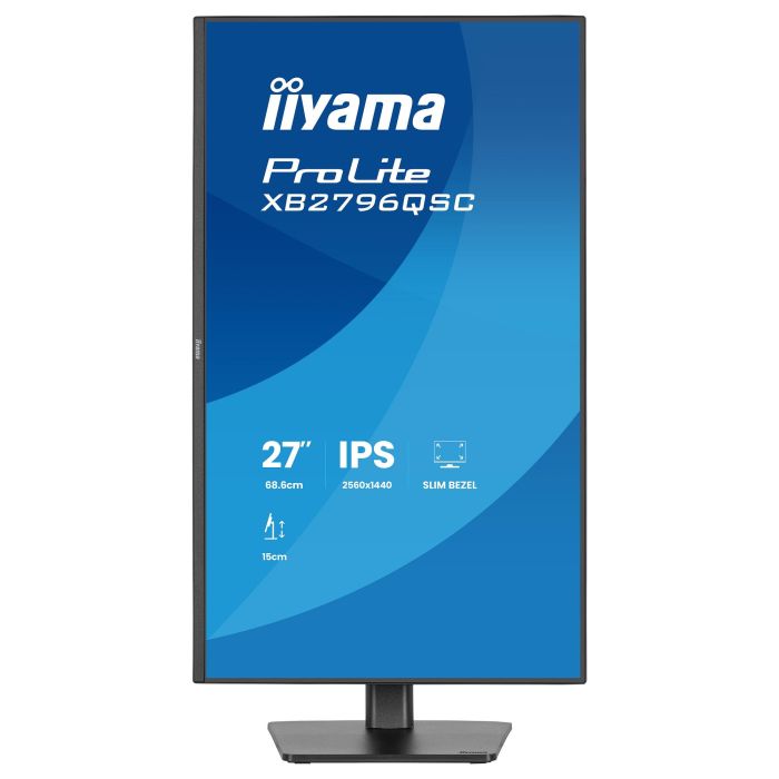 68,5cm/27" (2560x1440) iiyama ProLite XB2796QSC-B1 16:9 IPS 4ms 75Hz HDMI USB-C USB VESA Speaker Black 7 68,5cm/27" (2560x1440) iiyama ProLite XB2796QSC-B1 16:9 IPS 4ms 75Hz HDMI USB-C USB VESA Speaker Black 7