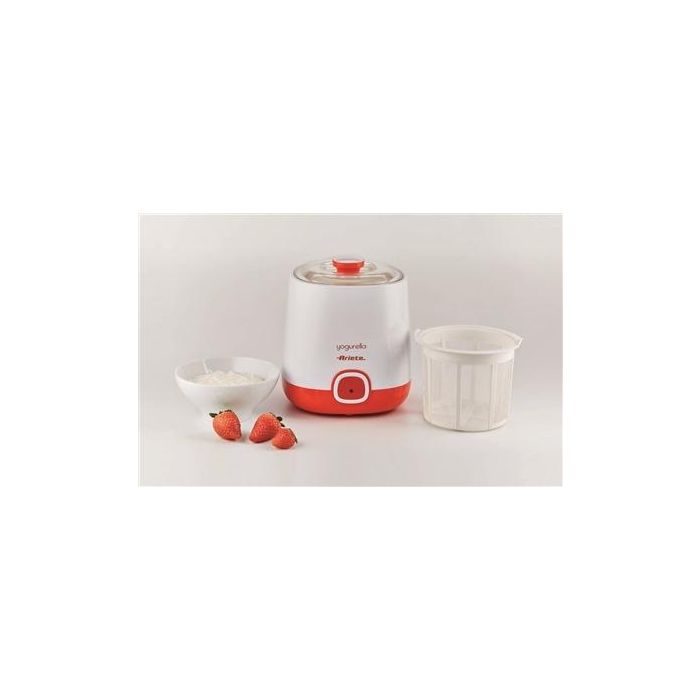 Ariete 621/1 Yogurtera para Yogur Clásico y Griego, 1 Litro, Diseño Moderno, Luz, Tapa Doble, Cesta Filtrante, Lavavajillas 5 Ariete 621/1 Yogurtera para Yogur Clásico y Griego, 1 Litro, Diseño Moderno, Luz, Tapa Doble, Cesta Filtrante, Lavavajillas 5