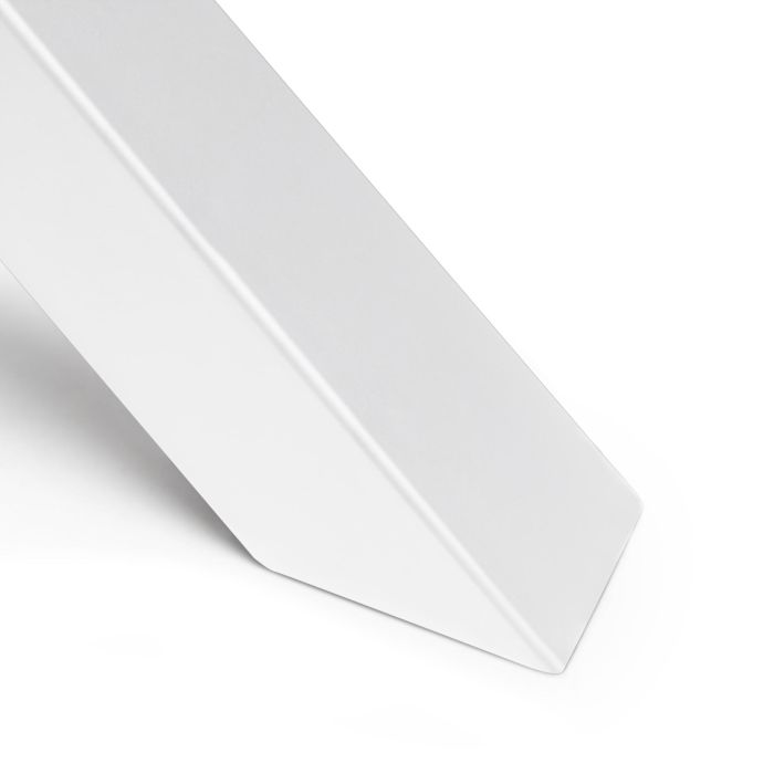 Emuca Juego de patas Cross para mesa, ancho 695mm, Acero, Pintado blanco 4