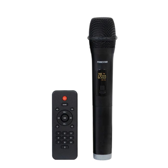 Fonestar Altavoz Portátil Malibu - 310 con Bluetooth, Micrófono Inalámbrico, 100W, BASS REFLEX, USB/microSD/FM, TWS, Karaoke 3