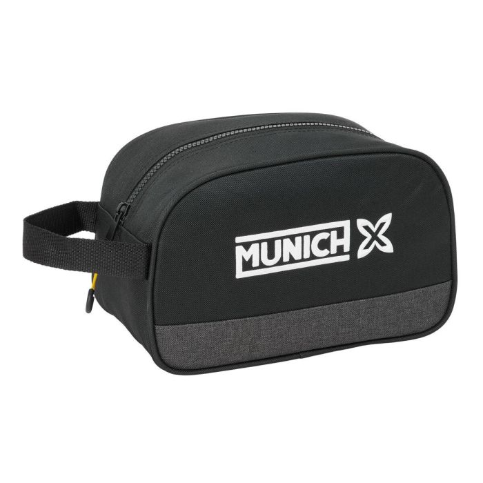 Neceser de Viaje Munich Topo Negro 26 x 15 x 12 cm