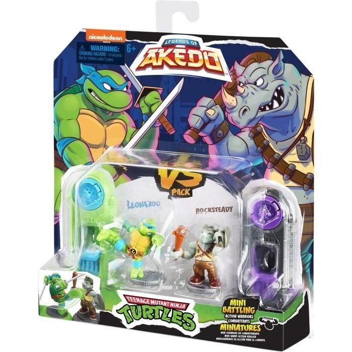 Figuras Leonardo vs Kraang - Akedo - Moose Toys Figuras Leonardo vs Kraang - Akedo - Moose Toys